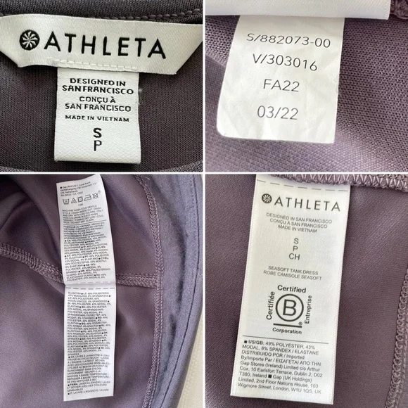 Athleta Seasoft Tank Dress  Small - Picture 11 of 11